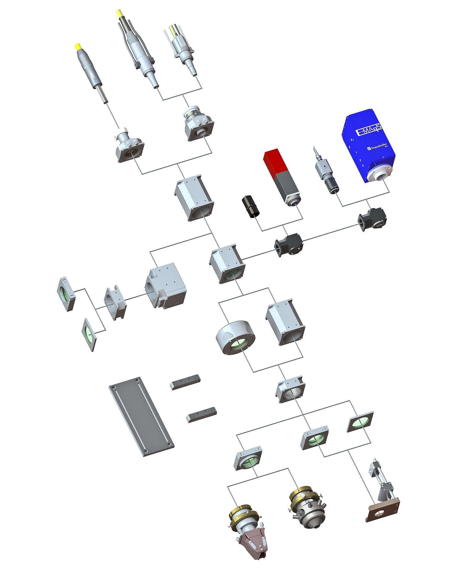modular system construction kit OTS optics