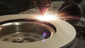 process laser cladding brake disc