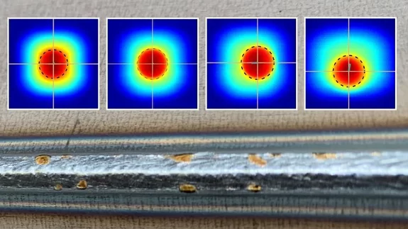Multi-spot welded metals with gaps and four infrared details by Laserline diode lasers