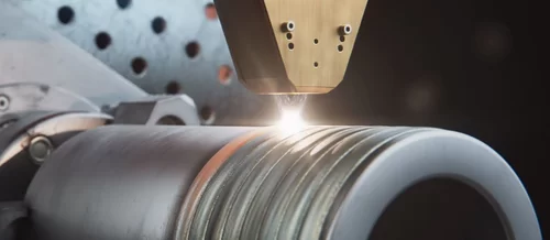 Application of a larger surface laser cladding technology on metal by Laserline diode lasers