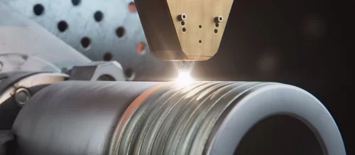 Application of a larger surface laser cladding technology on metal by Laserline diode lasers