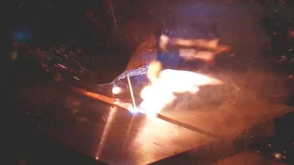 Laser hybrid welding application by Laserline diode lasers