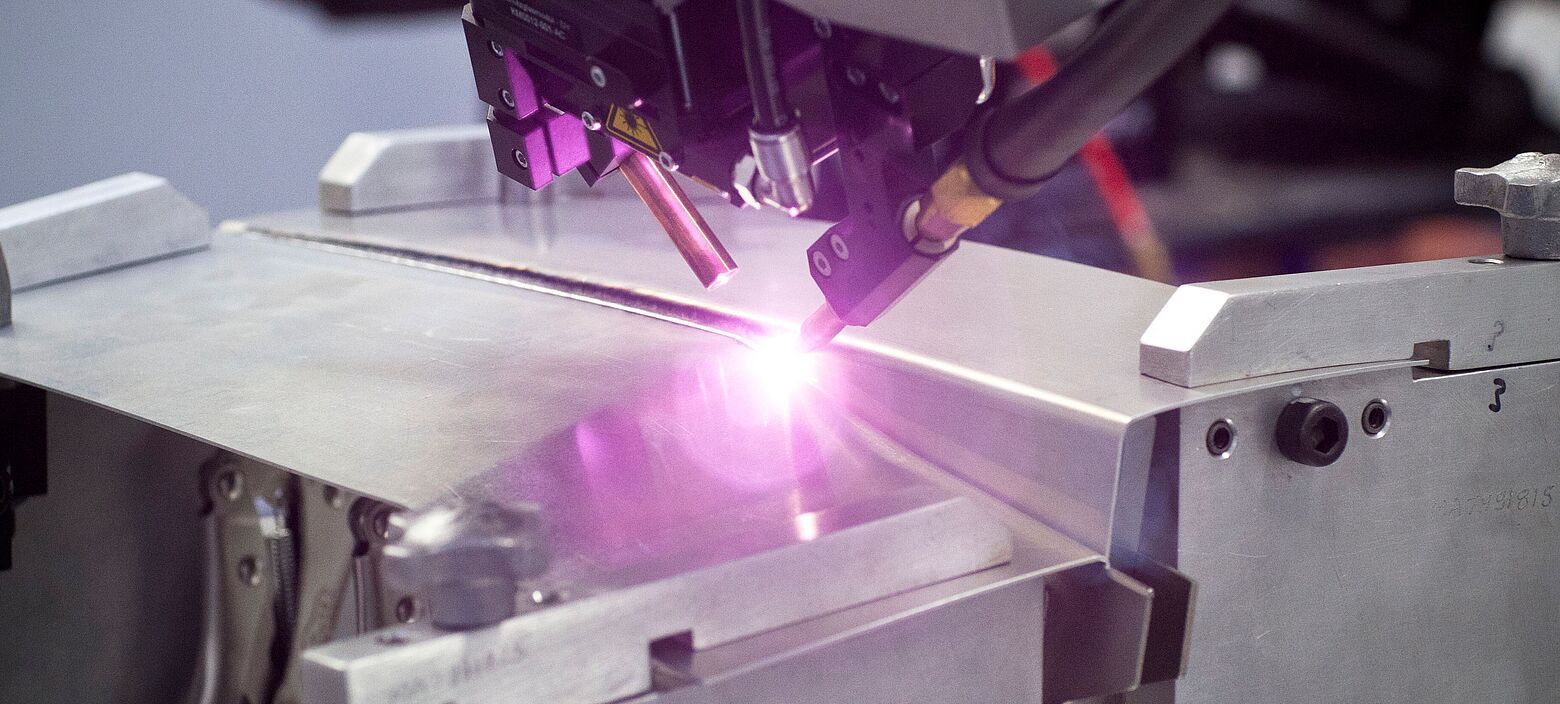 Prozess Laserschweißen Aluminium