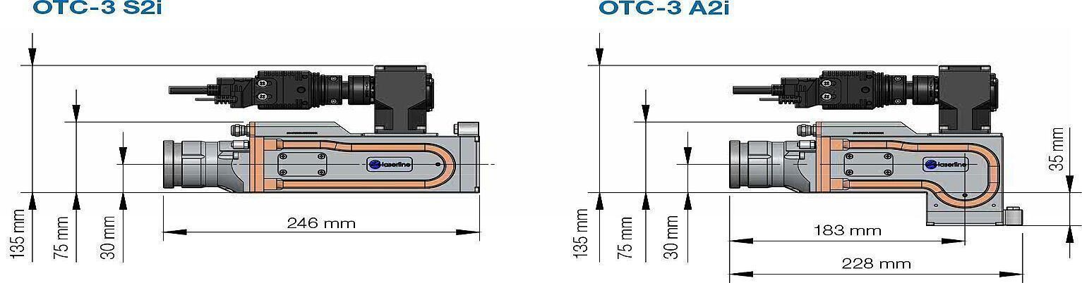 dimensions processing optics OTC-3 series